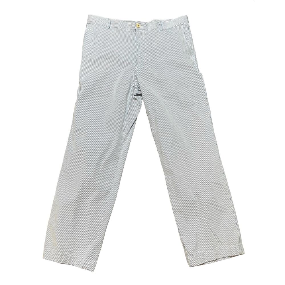 Southern Tide The Skipjack White Blue Striped Dress Pants Mens‎ Size 36